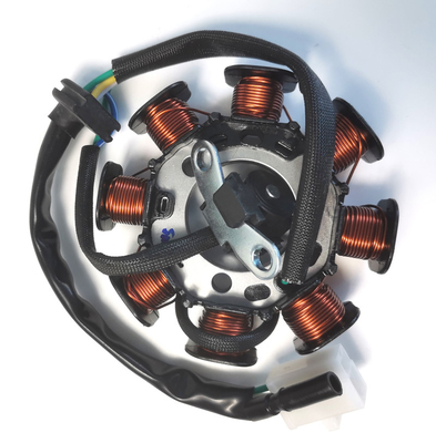 TITAN 150 KNS Toptan Satış Motosiklet İndirim Sistemi Parçaları 8 kutuplu 3 delikli Magneto Coil